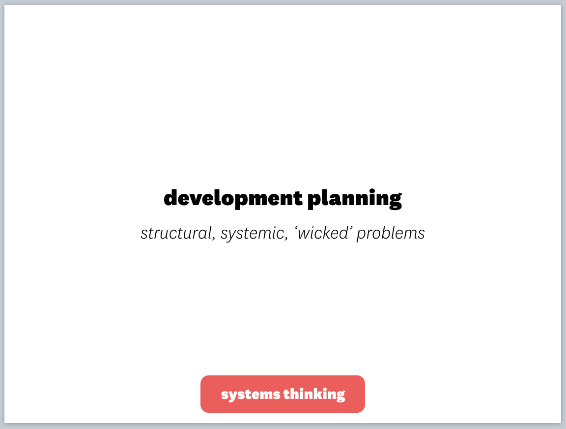 development planning slide